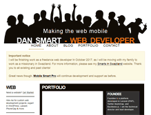 Tablet Screenshot of dansmart.co.uk